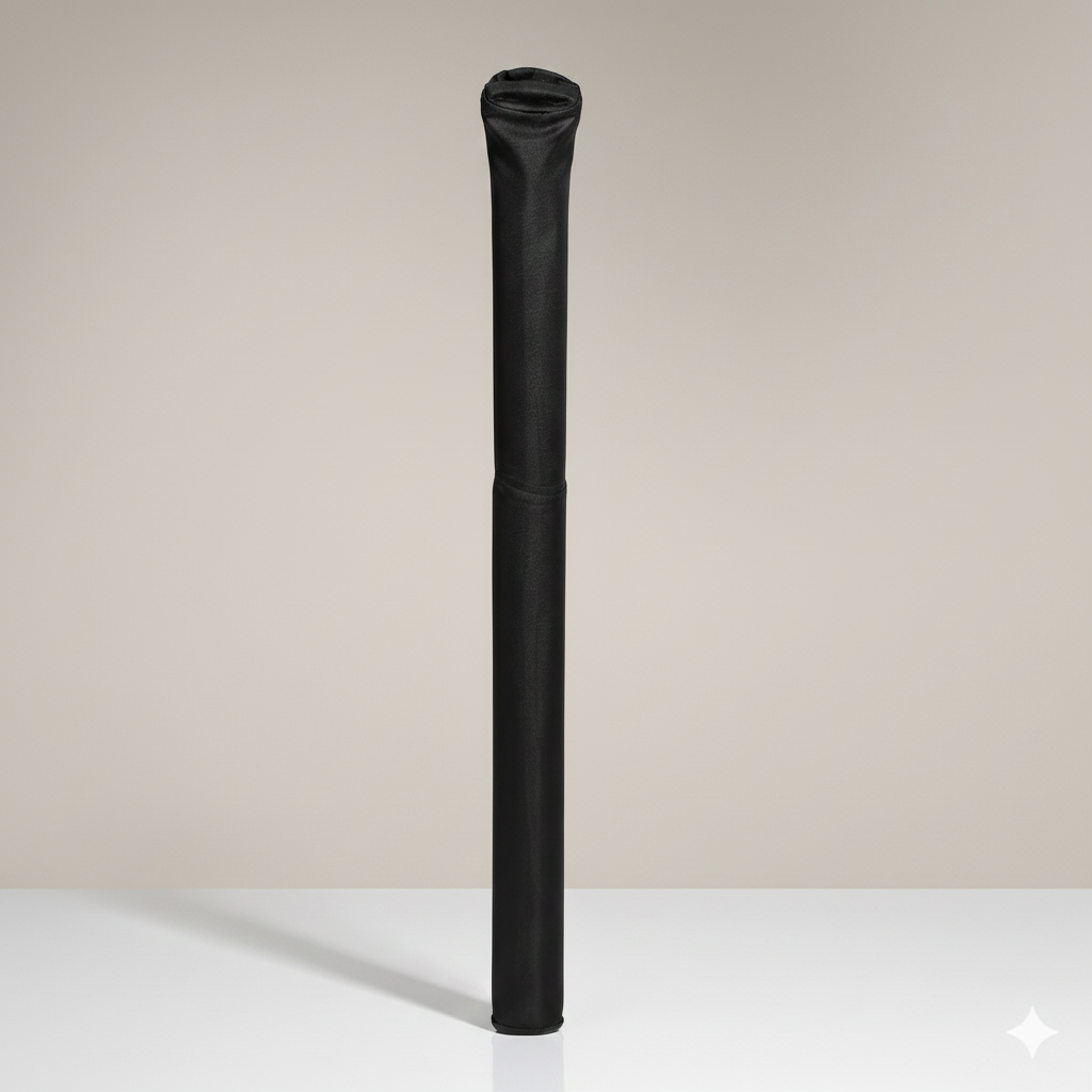 Single Flute Matte Black Carry Case (Without Pocket) For 26-32 Inches Flutes