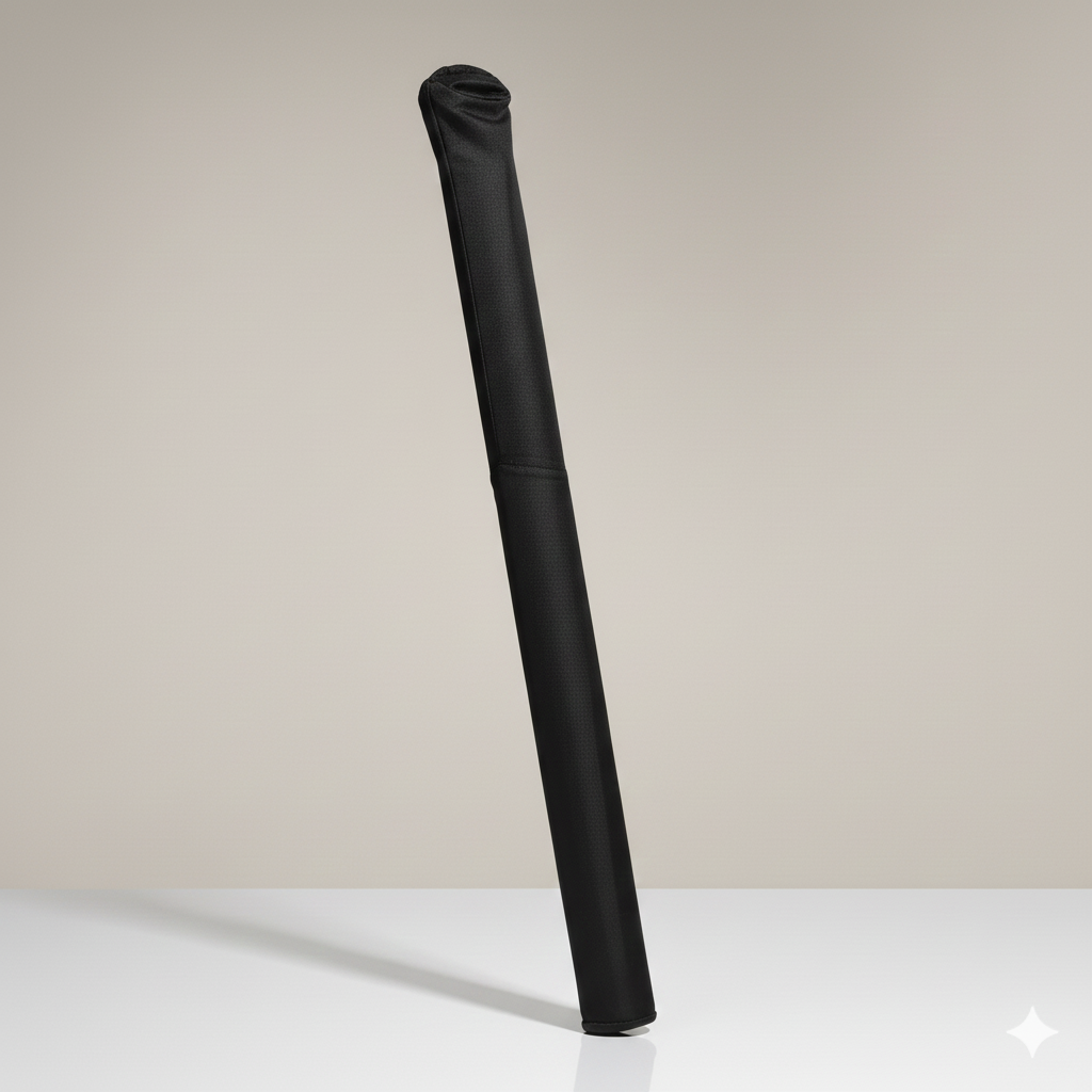 Single Flute Matte Black Carry Case (Without Pocket) For 26-32 Inches Flutes