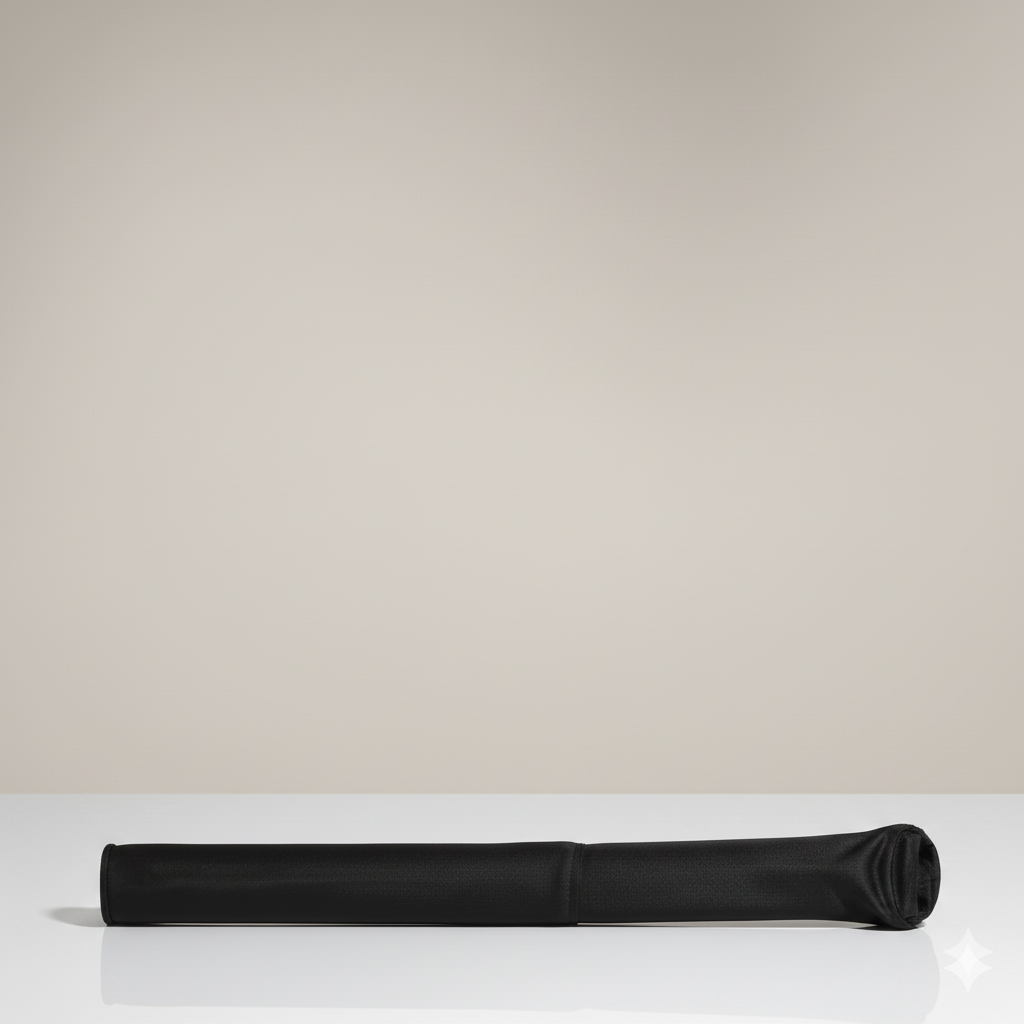 Single Flute Matte Black Carry Case (Without Pocket) For 20-25 Inches Flutes